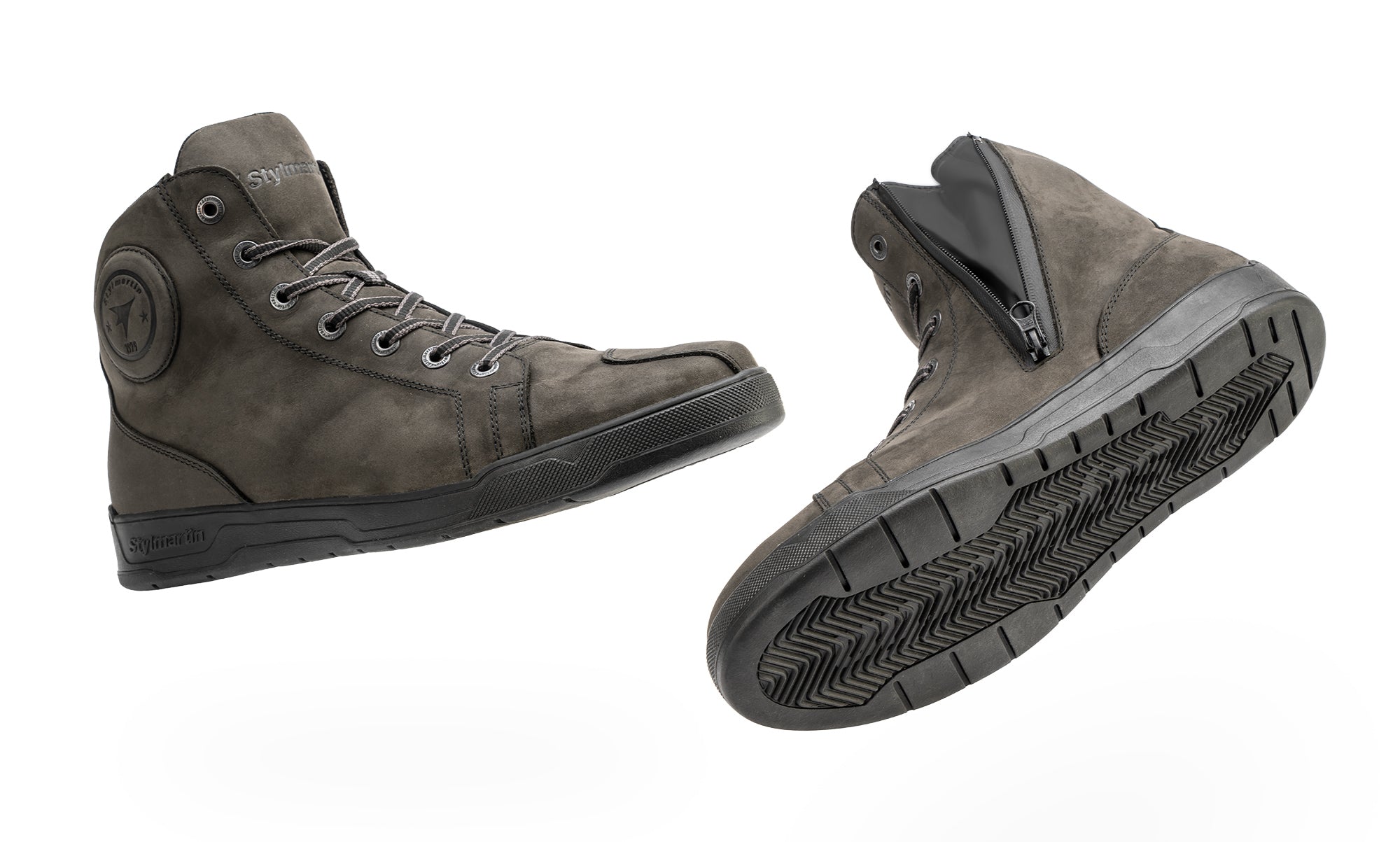 stylmartin tank ash motorcycle riding shoes